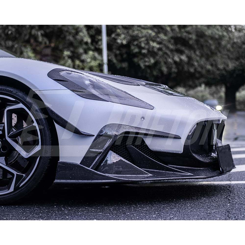 Mansory Style Dry Carbon Fiber Front Canards For Maserati MC20