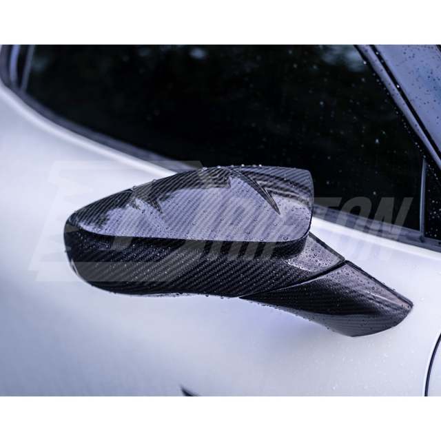 Mansory Style Dry Carbon Fiber Side Mirror Caps For Maserati MC20