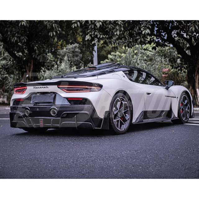 Mansory Style Dry Carbon Fiber Rear Spoiler Trunk Wing For Maserati MC20