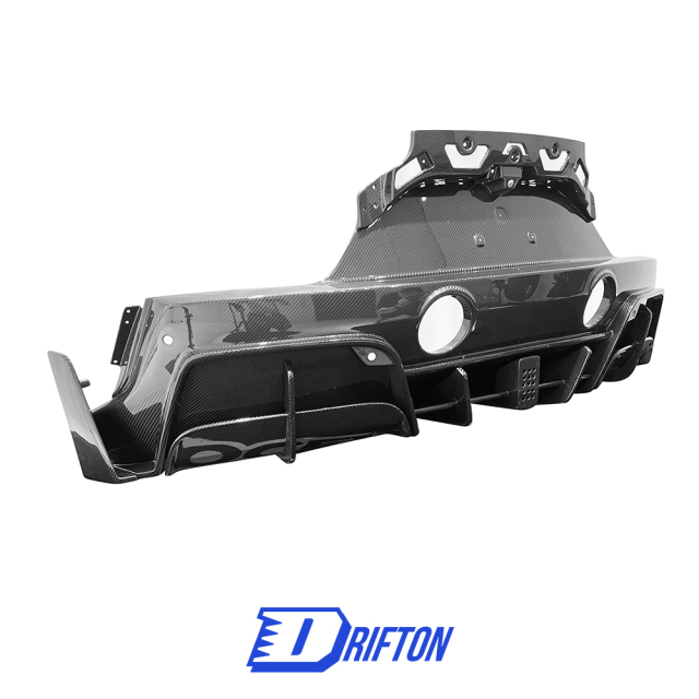Mansory Style Dry Carbon Fiber Rear Diffuser Assemble For Maserati MC20