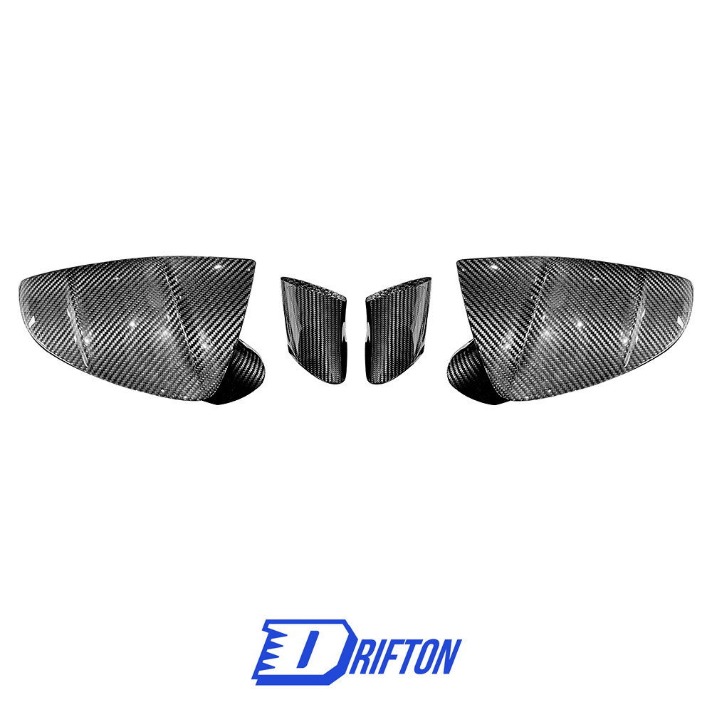 Mansory Style Dry Carbon Fiber Side Mirror Caps For Maserati MC20