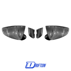 Mansory Style Dry Carbon Fiber Side Mirror Caps For Maserati MC20