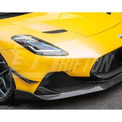 Novitec Style Dry Carbon Fiber Hood Vents Trim For Maserati MC20