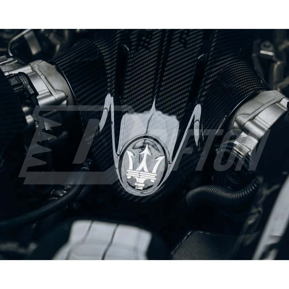 OEM Style Dry Carbon Fiber Engine Bay Kit For Maserati MC20