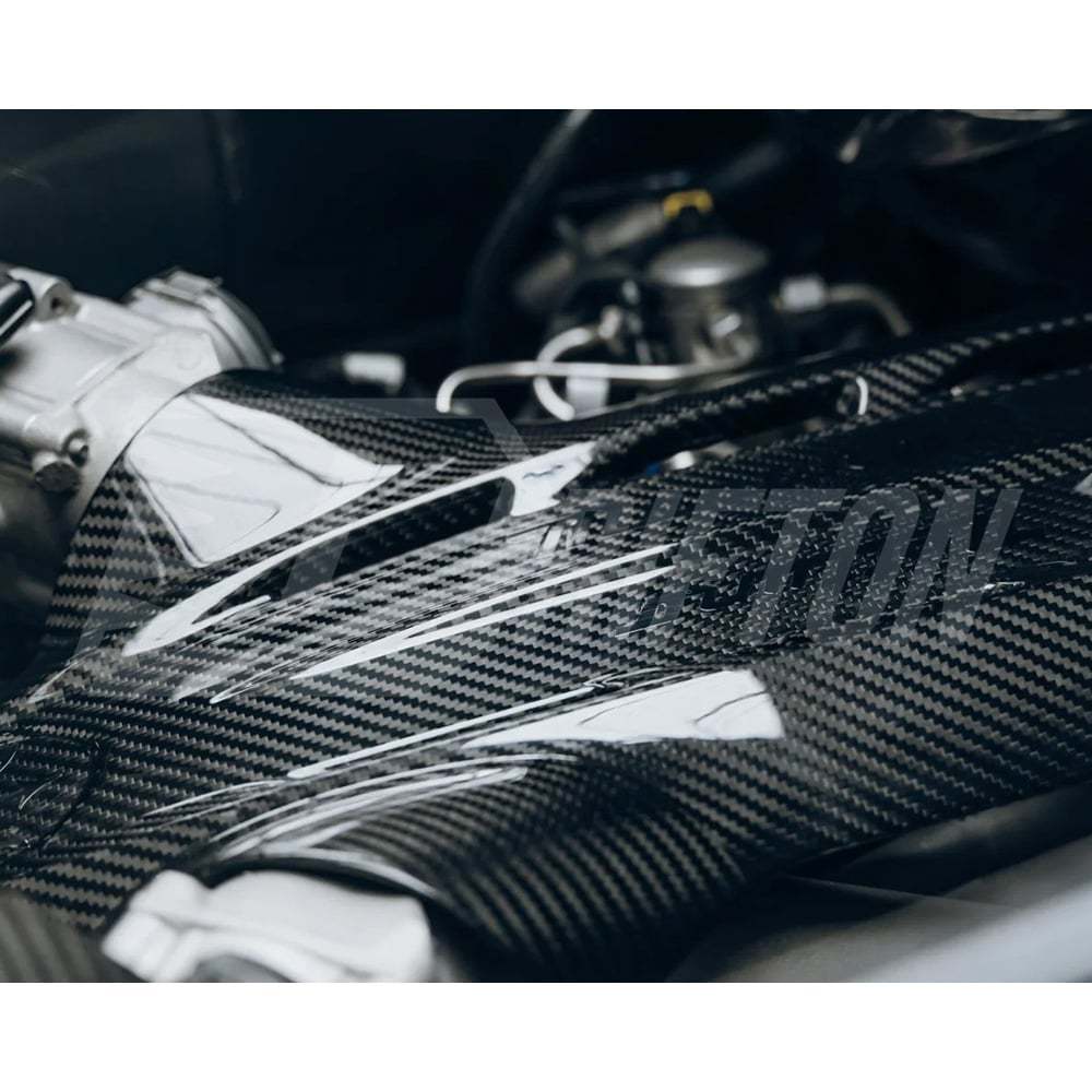 OEM Style Dry Carbon Fiber Engine Bay Kit For Maserati MC20