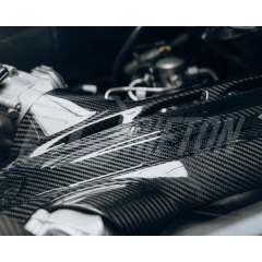 OEM Style Dry Carbon Fiber Engine Bay Kit For Maserati MC20