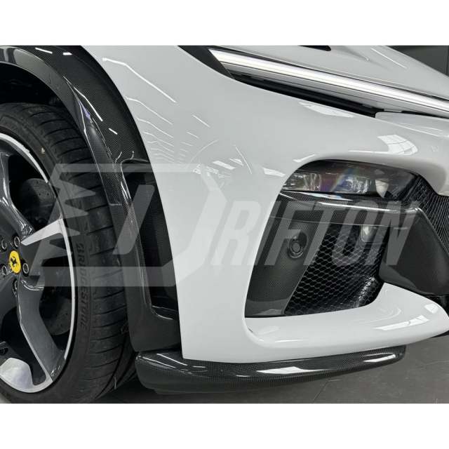 OEM Style Dry Carbon Fiber Front Lip For Ferrari Purosangue FUV