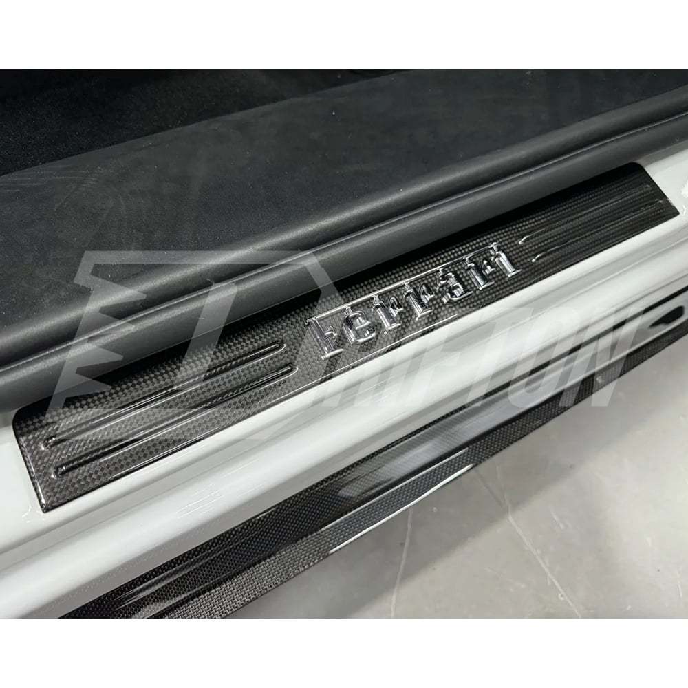 OEM Style Dry Carbon Fiber Side Skirts For Ferrari Purosangue FUV