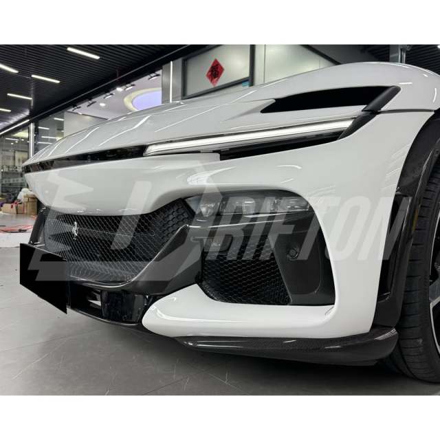 OEM Style Dry Carbon Fiber Front Lip For Ferrari Purosangue FUV