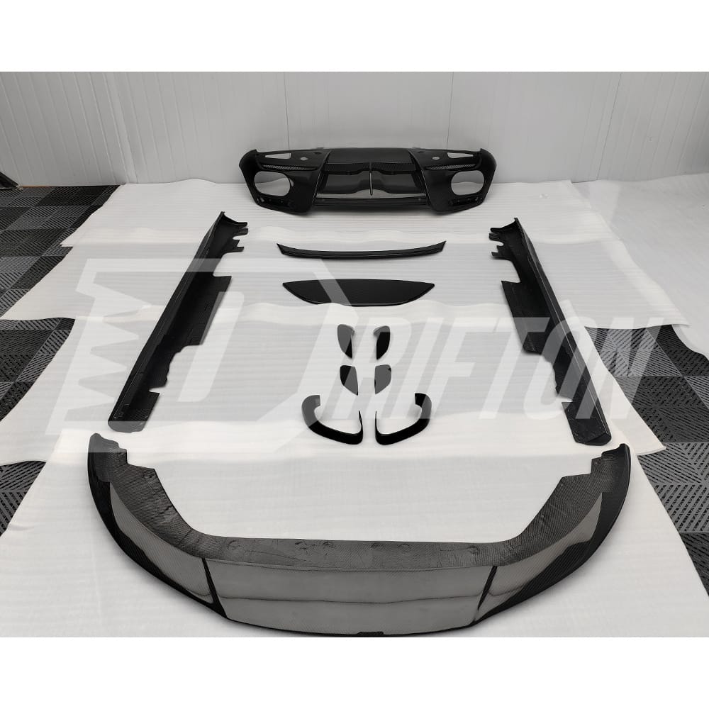 Novitec Style Dry Carbon Fiber Side Skirt For Ferrari Roma 2020-2025
