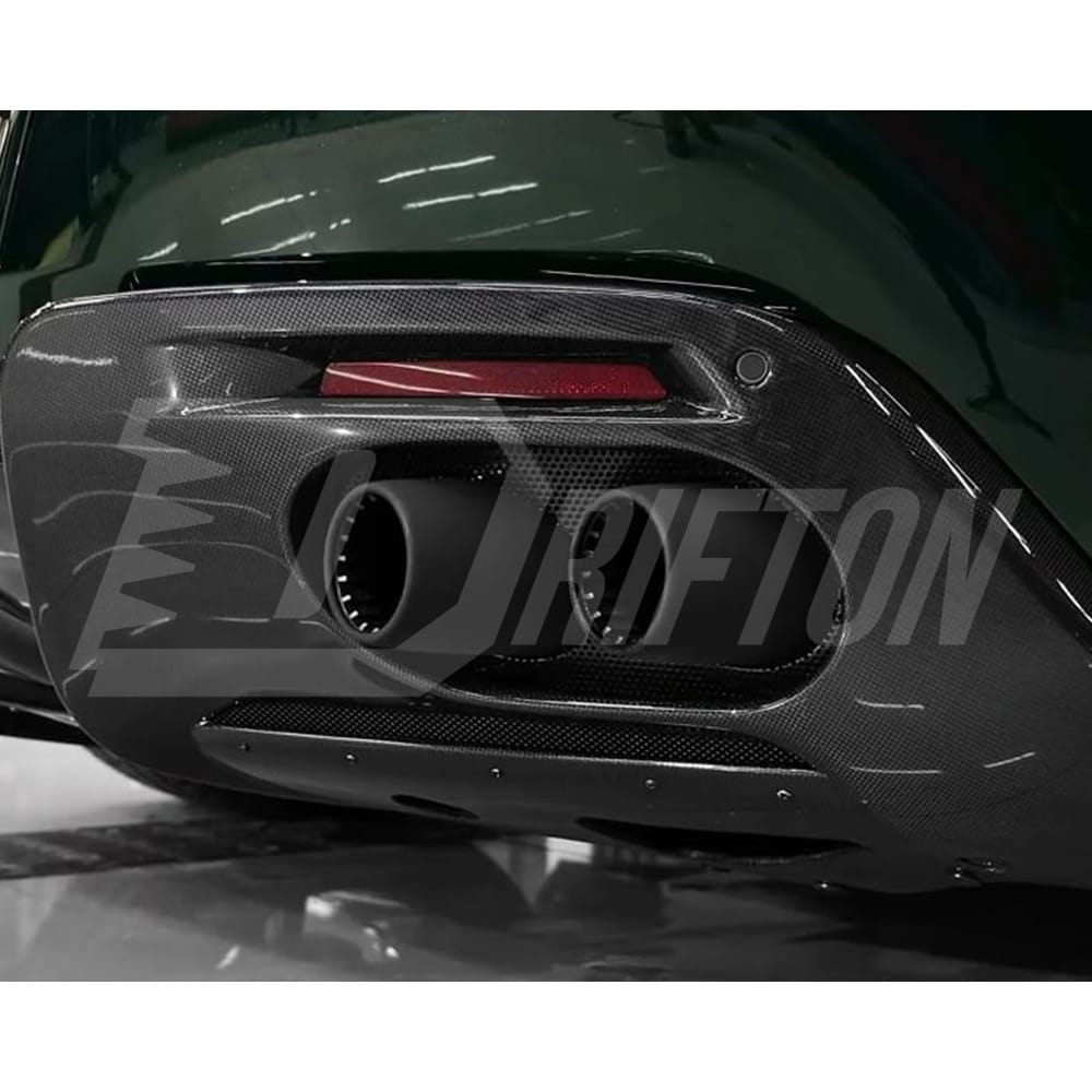 OEM Style Dry Carbon Fiber Rear Diffuser For Ferrari Roma 2020-2025