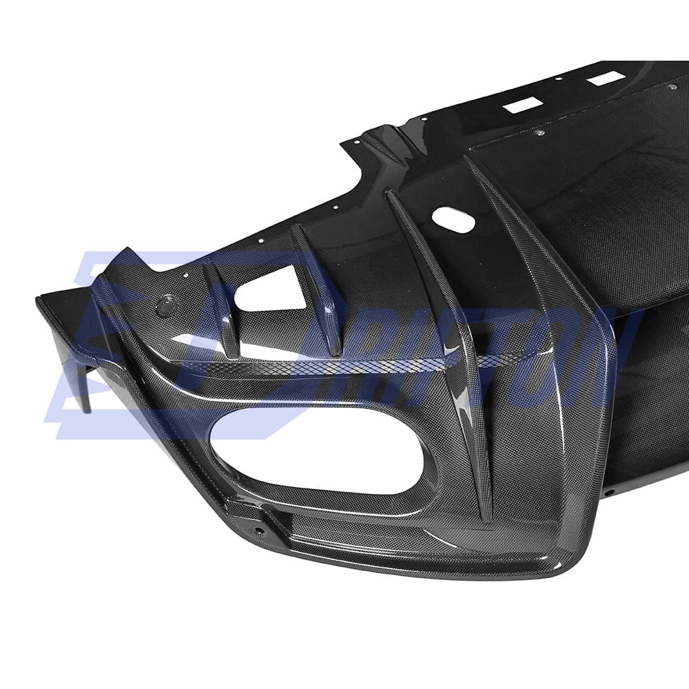 Paktechz Style Dry Carbon Fiber Rear Diffuser For Ferrari Roma 2020-2025