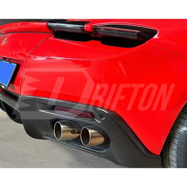 Novitec Style Dry Carbon Fiber Rear Diffuser For Ferrari Roma 2020-2025