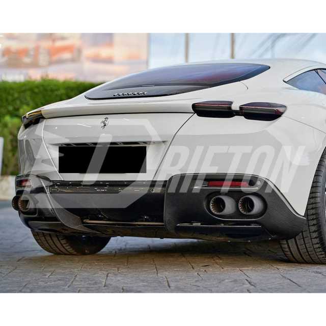 Novitec Style Dry Carbon Fiber Rear Diffuser For Ferrari Roma 2020-2025