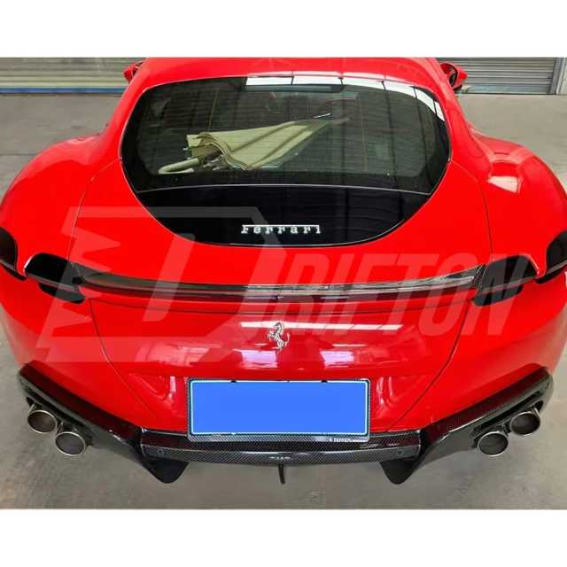 Novitec Style Dry Carbon Fiber Rear Diffuser For Ferrari Roma 2020-2025