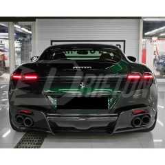 OEM Style Dry Carbon Fiber Rear Diffuser For Ferrari Roma 2020-2025