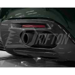 OEM Style Dry Carbon Fiber Rear Diffuser For Ferrari Roma 2020-2025