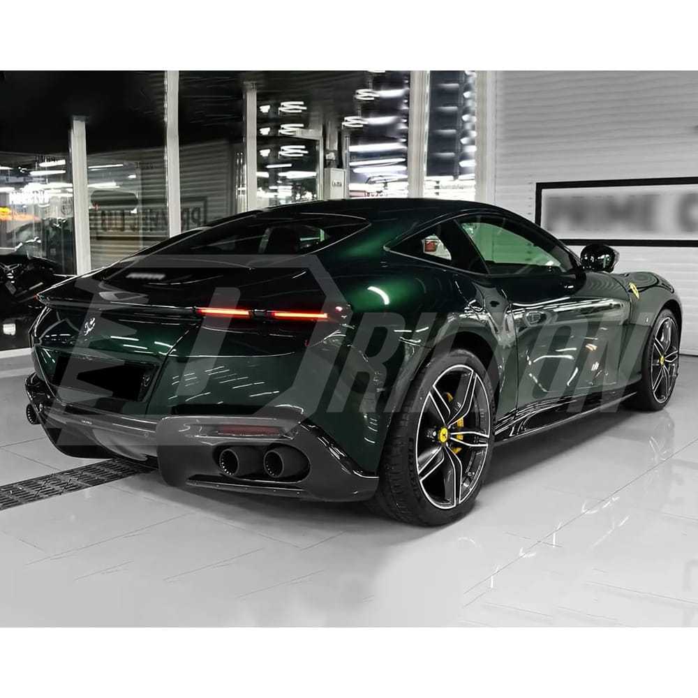 OEM Style Dry Carbon Fiber Rear Diffuser For Ferrari Roma 2020-2025