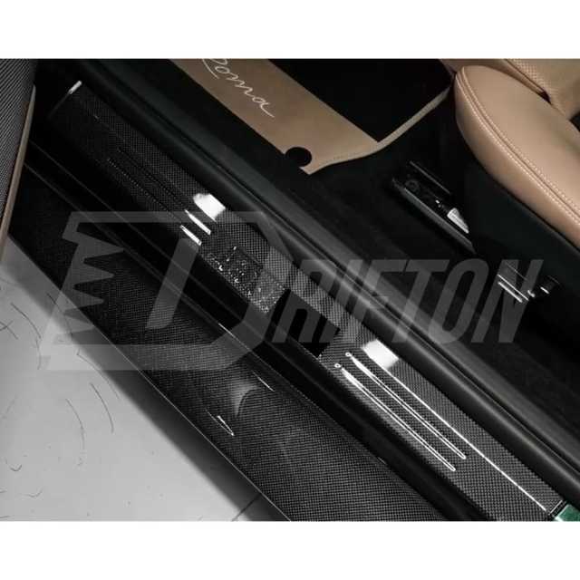 OEM Style Dry Carbon Fiber Side Skirt For Ferrari Roma 2020-2025