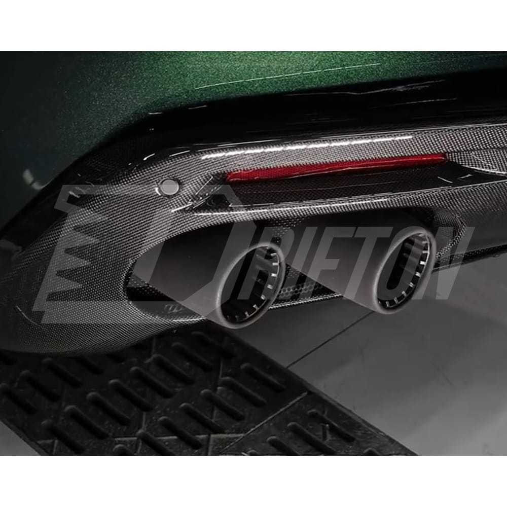 OEM Style Dry Carbon Fiber Rear Diffuser For Ferrari Roma 2020-2025