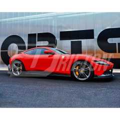 Paktechz Style Dry Carbon Fiber Side Skirt For Ferrari Roma 2020-2025