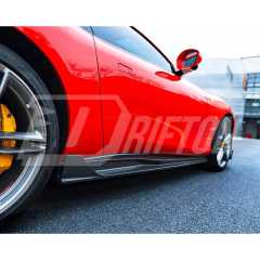 Paktechz Style Dry Carbon Fiber Side Skirt For Ferrari Roma 2020-2025