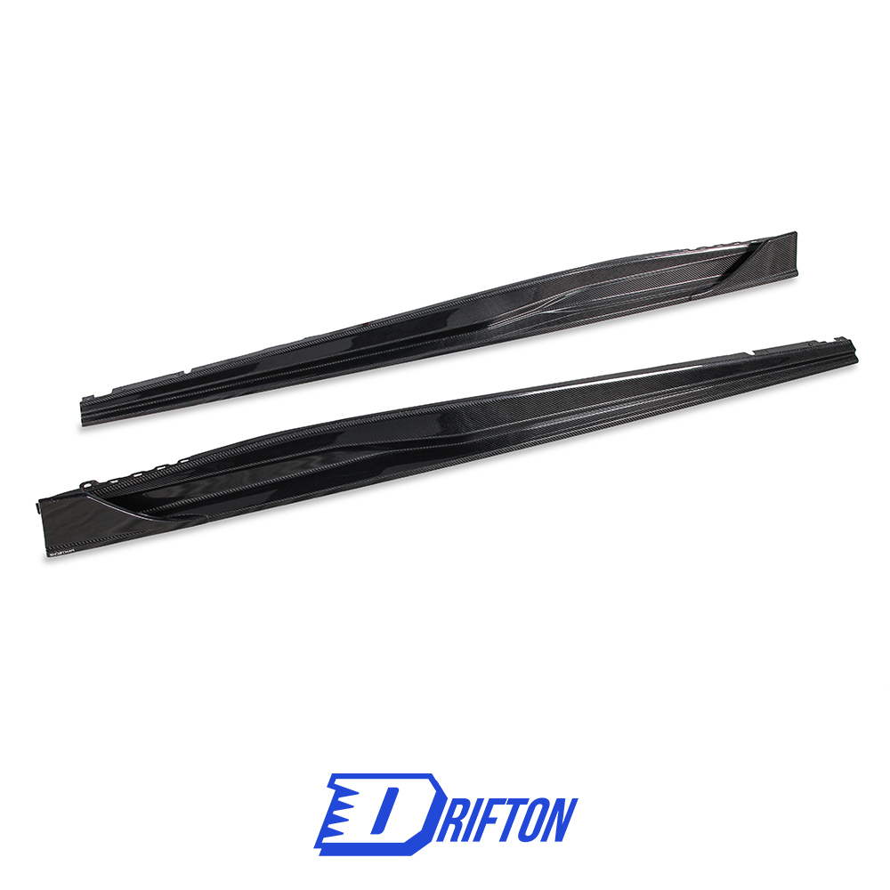 Paktechz Style Dry Carbon Fiber Side Skirt For Ferrari Roma 2020-2025
