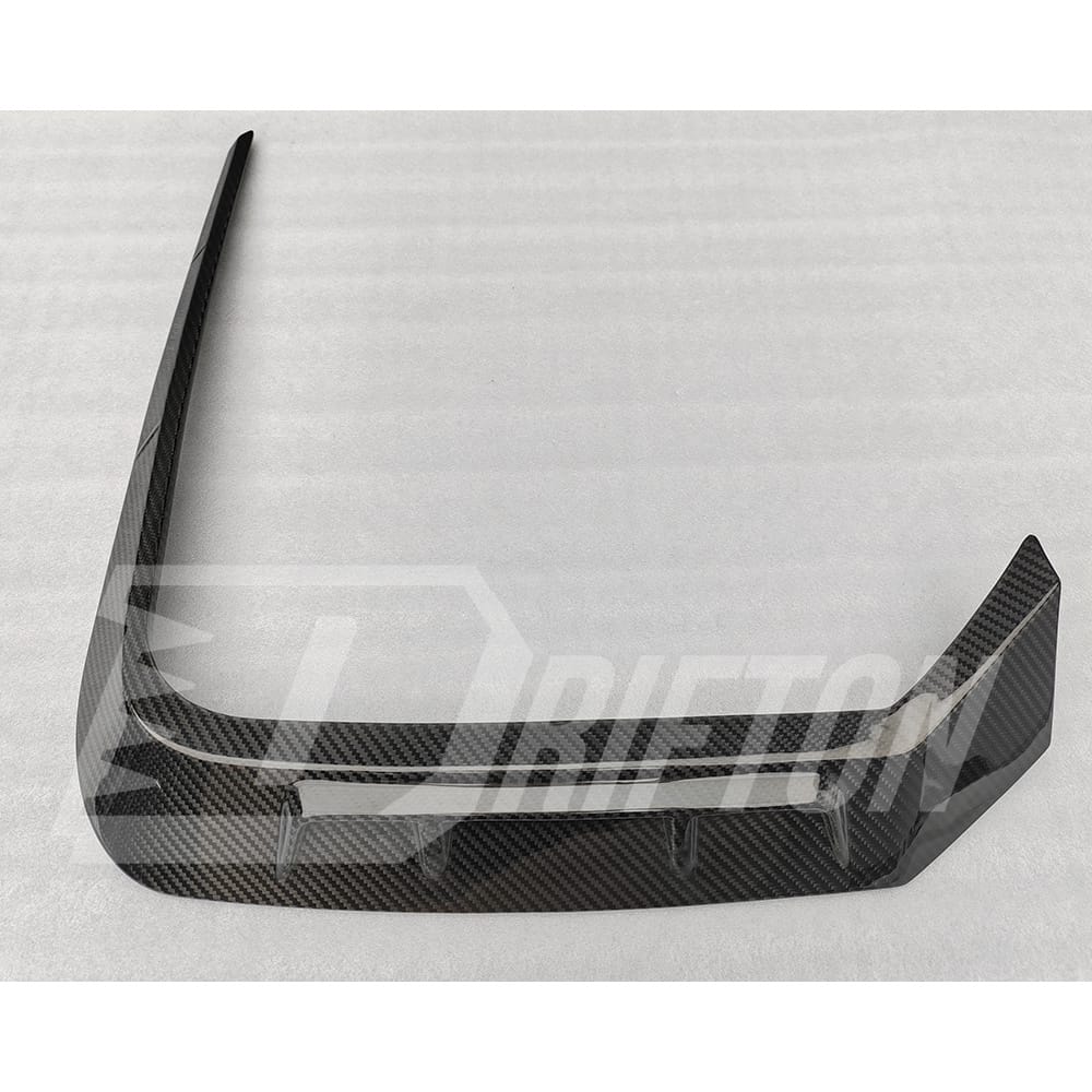 Mansory Style Dry Carbon Fiber Front Bumper Canards For BMW 7 Series G70 2023-ON