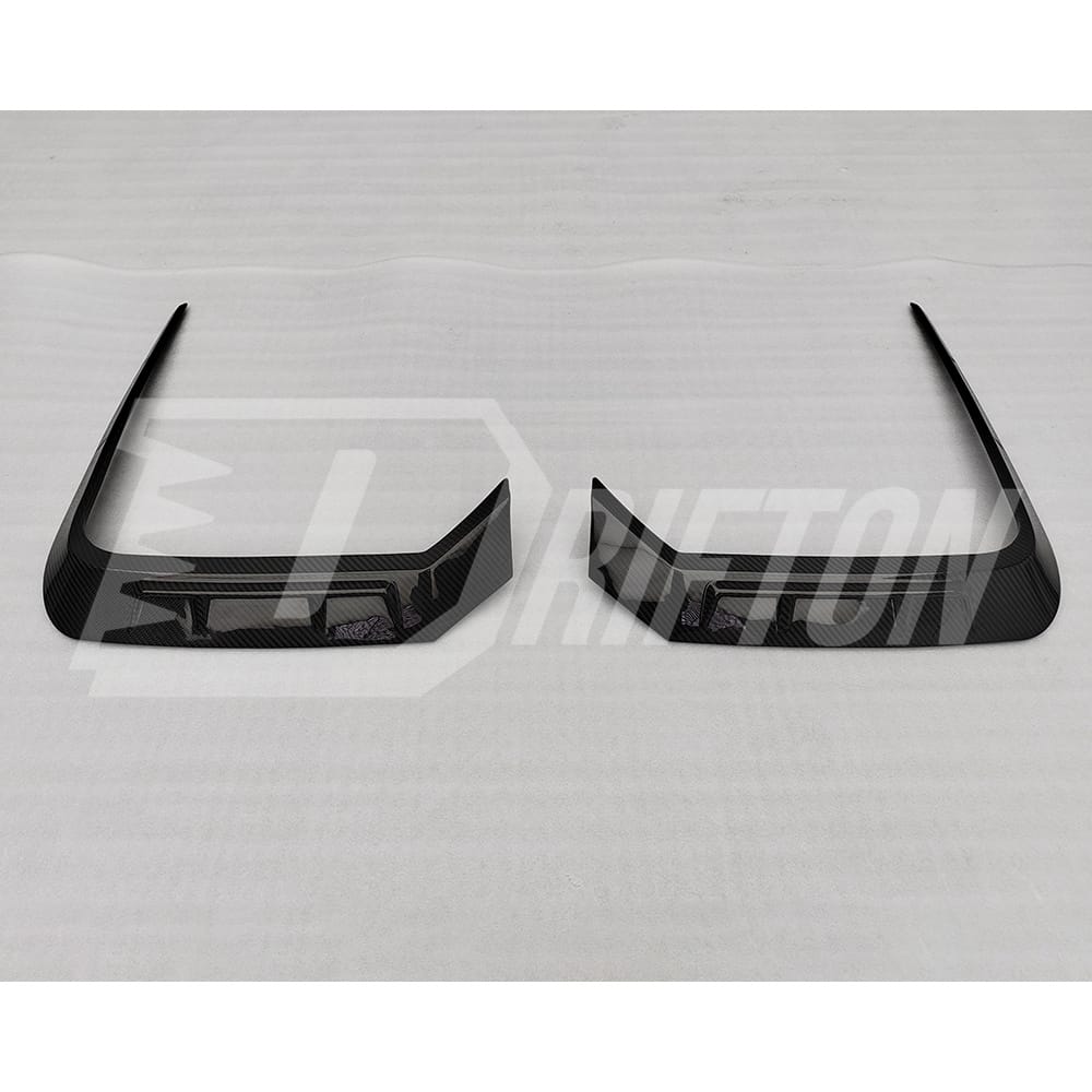 Mansory Style Dry Carbon Fiber Front Bumper Canards For BMW 7 Series G70 2023-ON