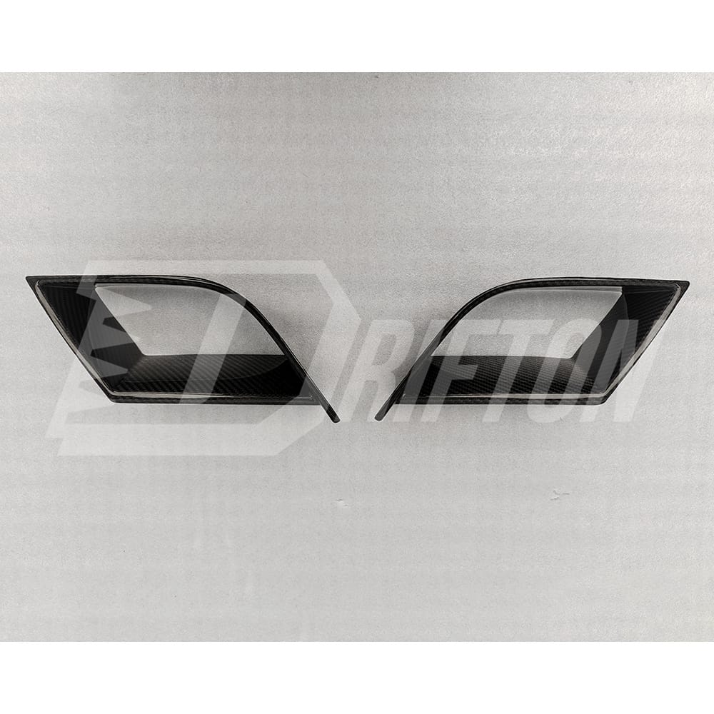 Mansory Style Dry Carbon Fiber Front Bumper Vents Trim For BMW 7 Series G70 2023-ON
