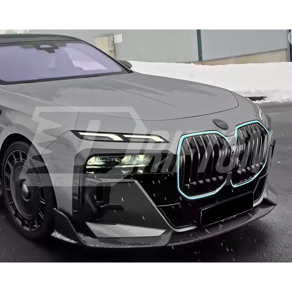 Mansory Style Dry Carbon Fiber Front Lip For BMW 7 Series G70 2023-ON