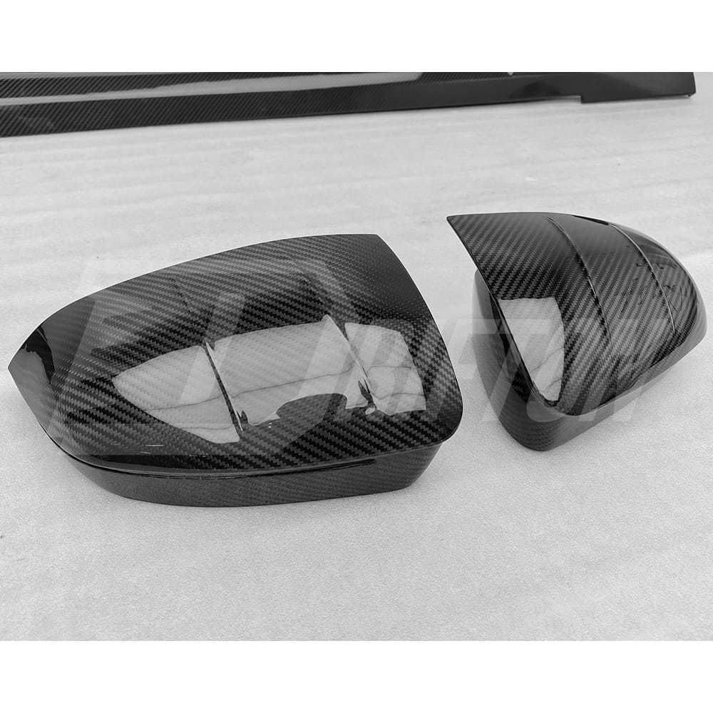 Mansory Style Dry Carbon Fiber Side Mirror Caps For BMW 7 Series G70 2023-ON