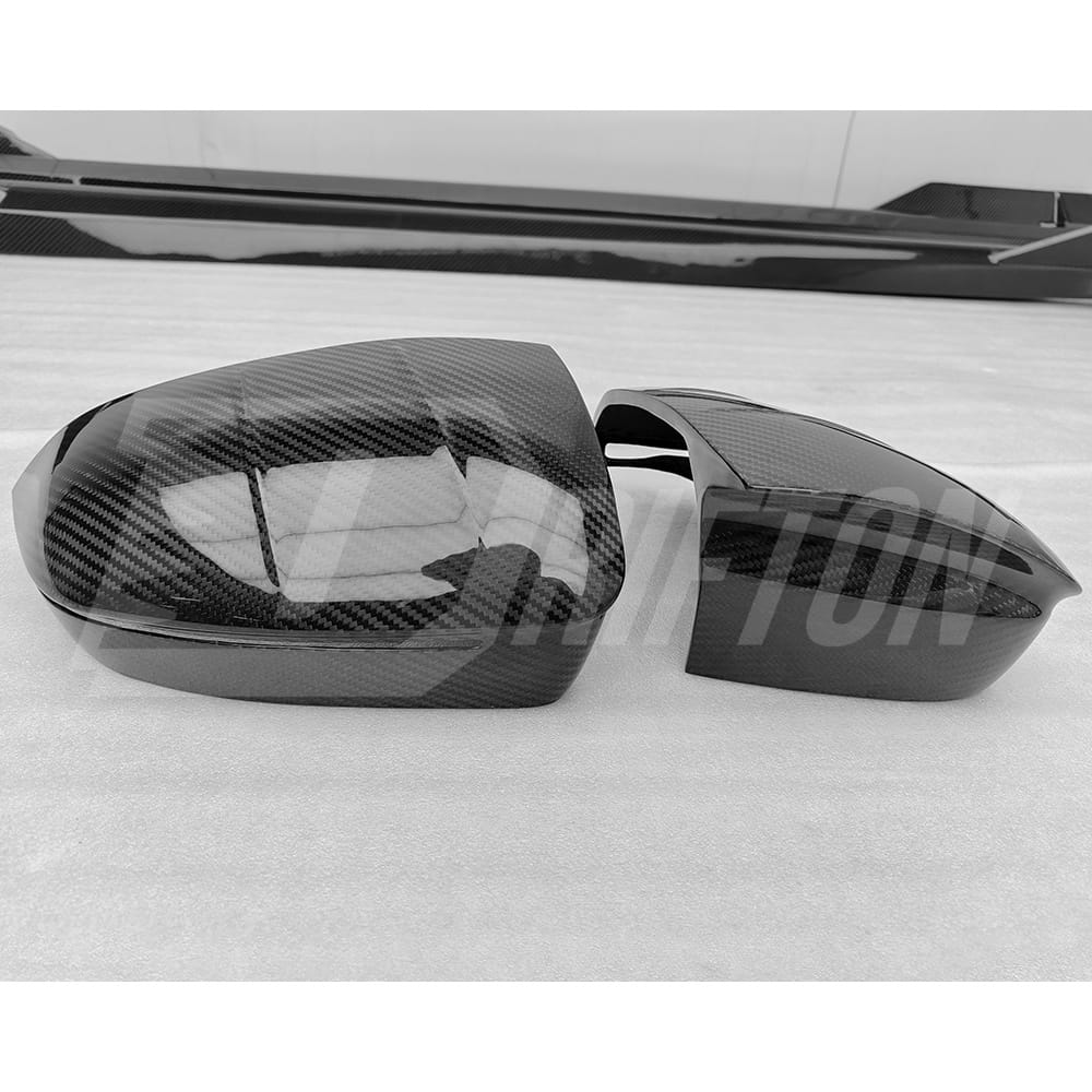 Mansory Style Dry Carbon Fiber Side Mirror Caps For BMW 7 Series G70 2023-ON