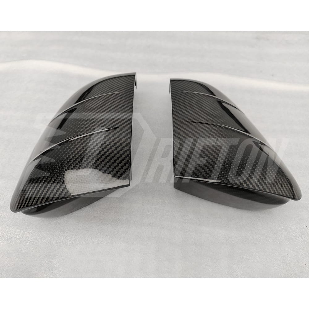 Mansory Style Dry Carbon Fiber Side Mirror Caps For BMW 7 Series G70 2023-ON