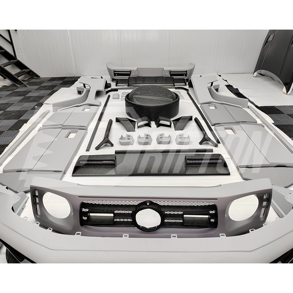 P920 Style Dry Carbon Fiber Body Kit For Mercedes Benz G Class W464 AMG G63 G500 G550 2018-2024