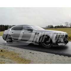 Mansory Style Dry Carbon Fiber Front Bumper Canards For BMW 7 Series G70 2023-ON