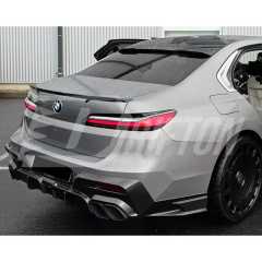 Mansory Style Dry Carbon Fiber Front Bumper Vents Trim For BMW 7 Series G70 2023-ON
