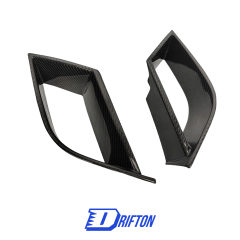 Mansory Style Dry Carbon Fiber Front Bumper Vents Trim For BMW 7 Series G70 2023-ON