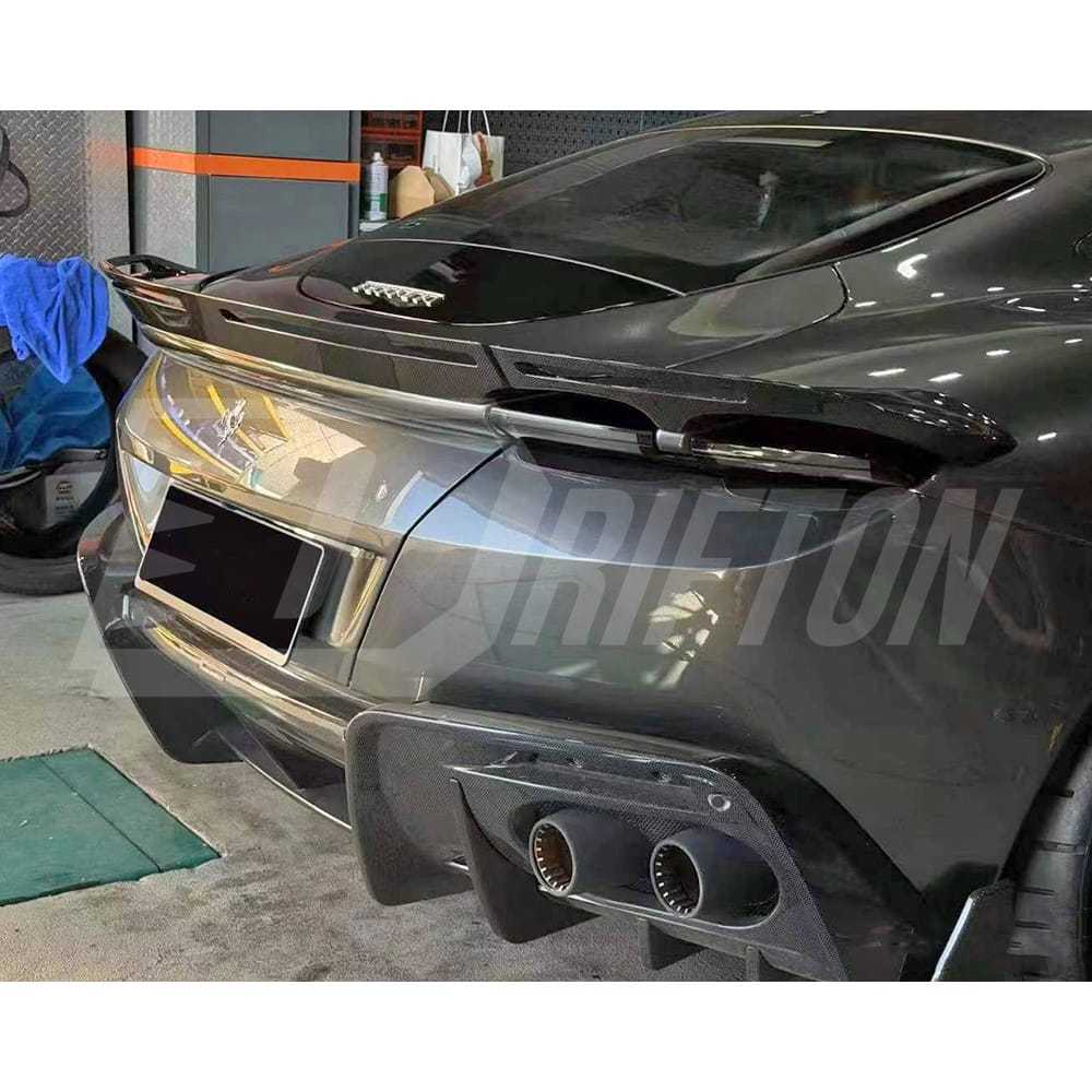Mansory Style Dry Carbon Fiber Rear Spoiler Wing For Ferrari Roma 2020-2025