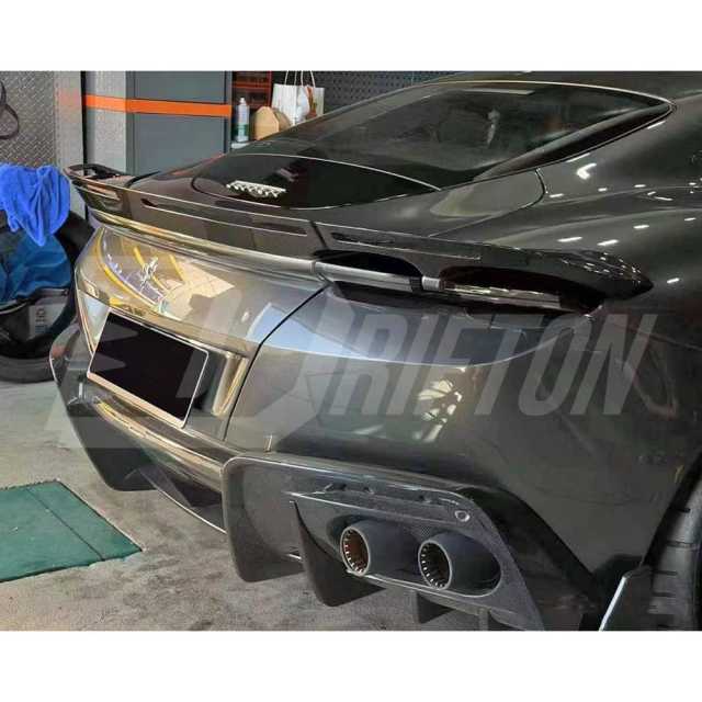 Mansory Style Dry Carbon Fiber Rear Spoiler Wing For Ferrari Roma 2020-2025
