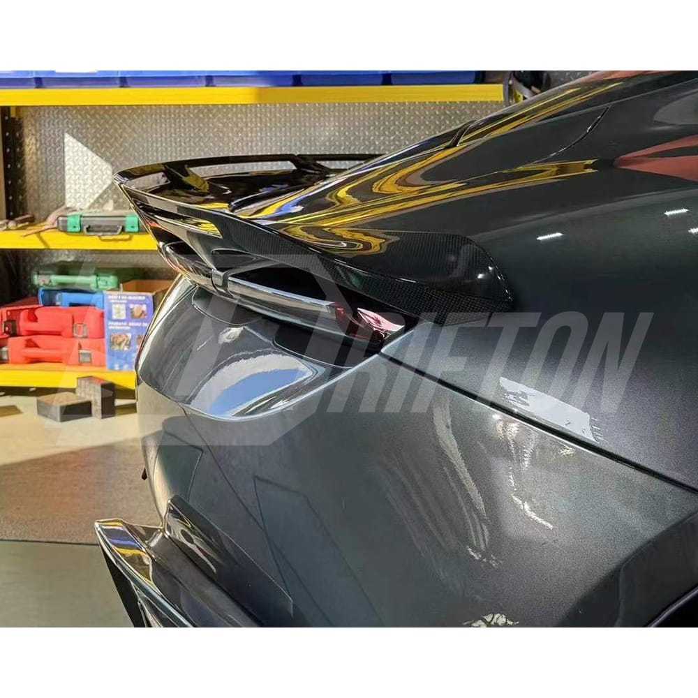 Mansory Style Dry Carbon Fiber Rear Spoiler Wing For Ferrari Roma 2020-2025