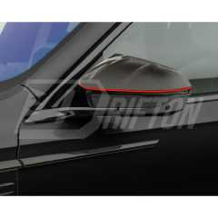 Mansory Style Dry Carbon Fiber Side Mirror Caps For BMW 7 Series G70 2023-ON
