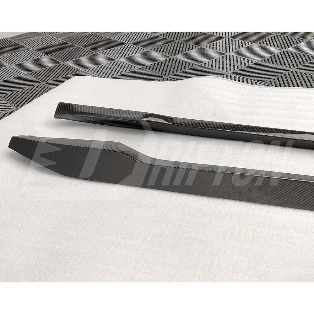 MIW Style Dry Carbon Fiber Side Skirt For Porsche 911 992 Carrera S 2019-2023