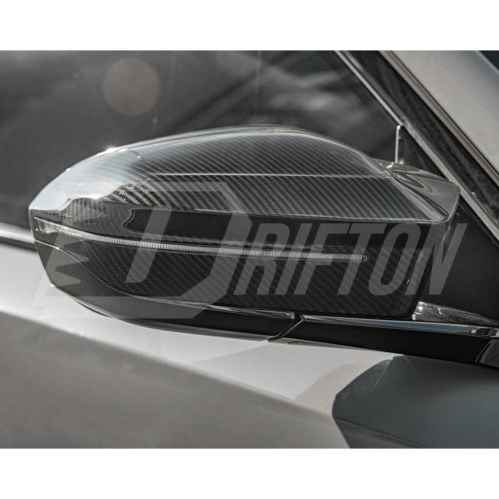 Dry Carbon Fiber Replacement Side Mirror Housing For BMW M5 G90 LHD RHD 2025-On