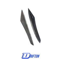 MIW Style Dry Carbon Fiber Front Bumper Canards For Porsche 911 992 Carrera S 2019-2023