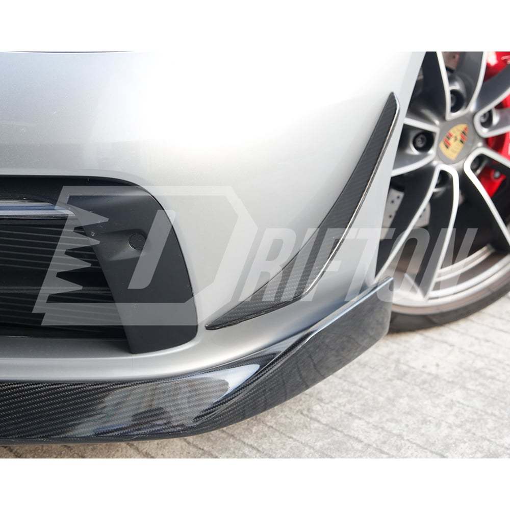 MIW Style Dry Carbon Fiber Front Lip For Porsche 911 992 Carrera S 2019-2023