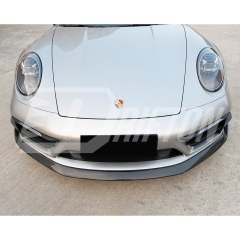 MIW Style Dry Carbon Fiber Front Lip For Porsche 911 992 Carrera S 2019-2023