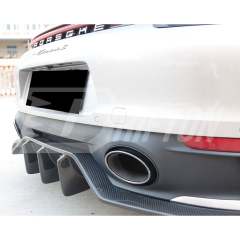 MIW Style Dry Carbon Fiber Rear Diffuser For Porsche 911 992 Carrera S 2019-2023