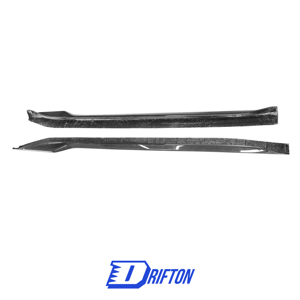 MIW Style Dry Carbon Fiber Side Skirt For Porsche 911 992 Carrera S 2019-2023
