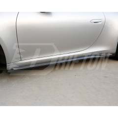 MIW Style Dry Carbon Fiber Side Skirt For Porsche 911 992 Carrera S 2019-2023